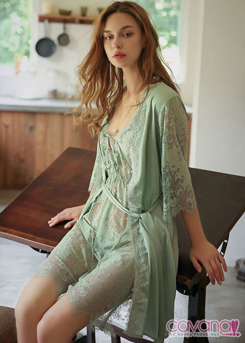Váy Ngủ Ren Quyến Rũ Hoa Lạc Tiên Váy Ngủ Ren Quyến Rũ Hoa Lạc Tiên