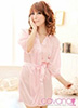 Áo Choàng Ngủ Gợi Cảm Giấc Mơ Dịu Êm - Hồng