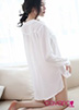 Áo ngủ gợi cảm Hững Hờ - Trắng