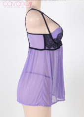 Đầm ngủ Bigsize Ảo mộng tình yêu- tím
