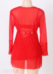 Đầm ngủ Bigsize Người Tình Mùa Đông - Đỏ