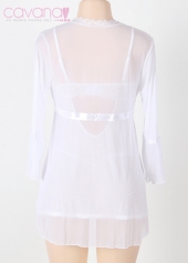 Đầm ngủ bigsize Người Tình Mùa Đông - Trắng