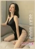 Đầm ngủ live stream, dạ tiệc Guiruo sexy - Đen