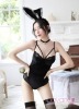 Đồ ngủ Cosplay gợi cảm Thỏ Lucy Nóng Bỏng - Đen