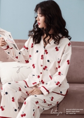 Đồ ngủ nữ Cherry Chín Mọng - Trắng
