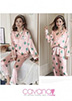 Đồ ngủ pyjama Hoa xương rồng- Hồng