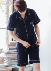 Đồ Pijama đôi PJC01 Hồng Xanh Ngắn