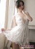 Váy ngủ gợi cảm Hoa Cánh Tiên - Trắng