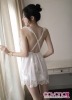 Váy ngủ gợi cảm Hoa Cánh Tiên - Trắng
