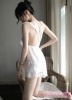 Váy ngủ gợi cảm Hoa Cánh Tiên - Trắng