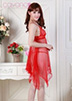 Váy ngủ xuyên thấu Miss Mong Manh - Đỏ